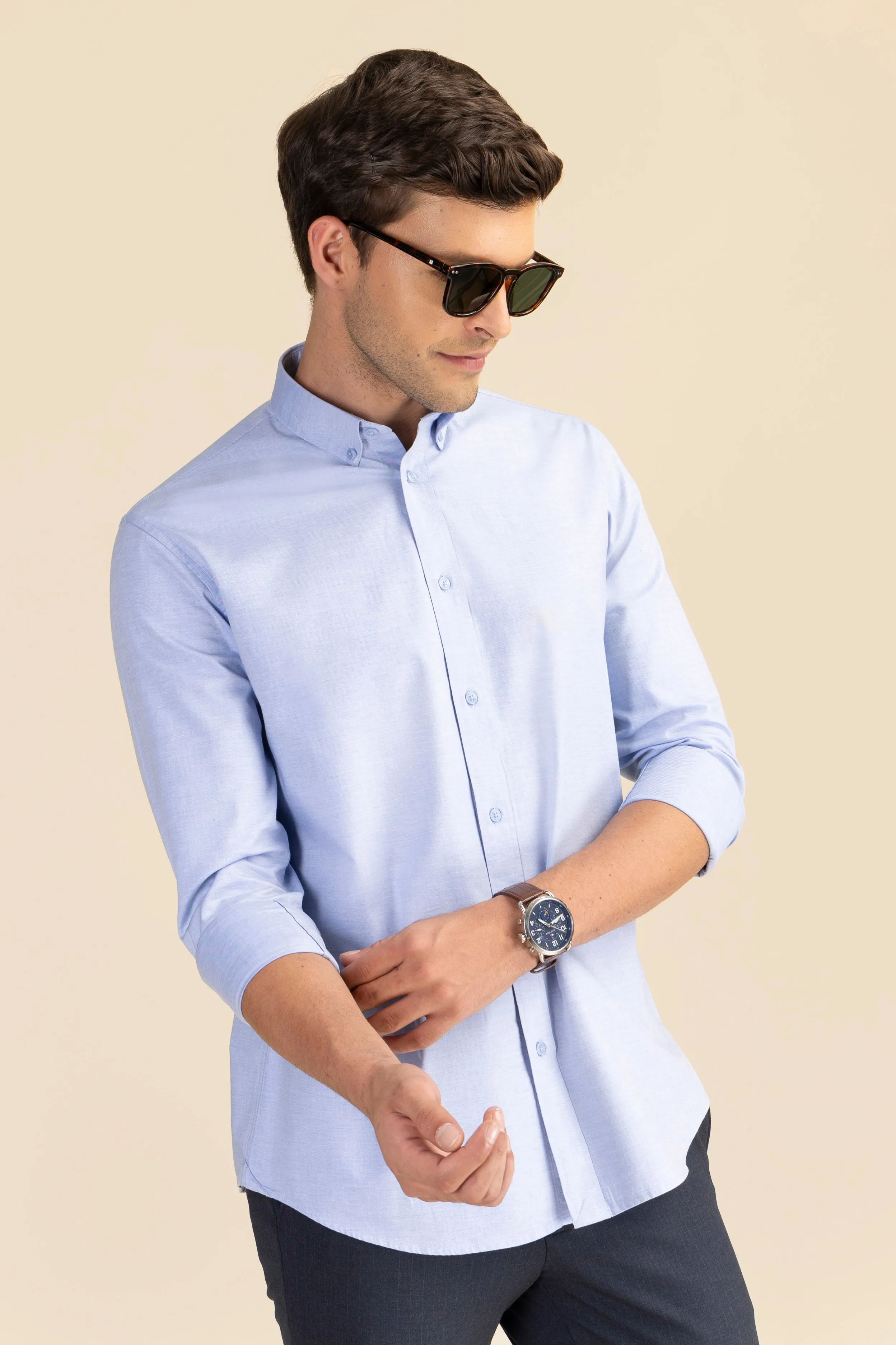 Benton Stretch Melange Shirt