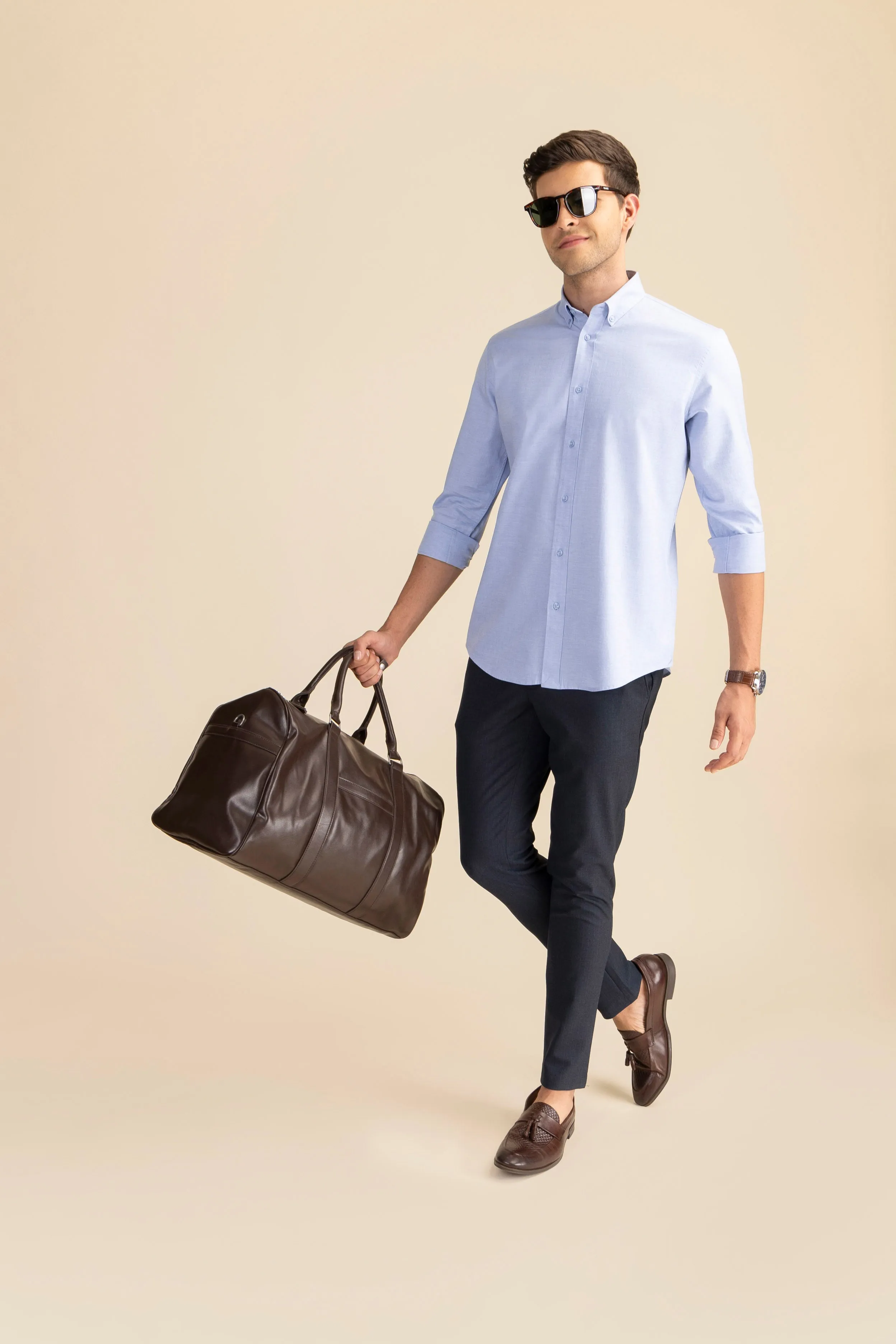 Benton Stretch Melange Shirt