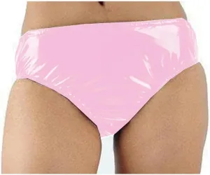 Briefs PVC Leather Panties Lingerie Male Faux Latex-like Underpants Solid Color G String Underwear customizable