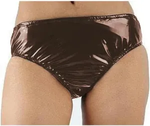 Briefs PVC Leather Panties Lingerie Male Faux Latex-like Underpants Solid Color G String Underwear customizable