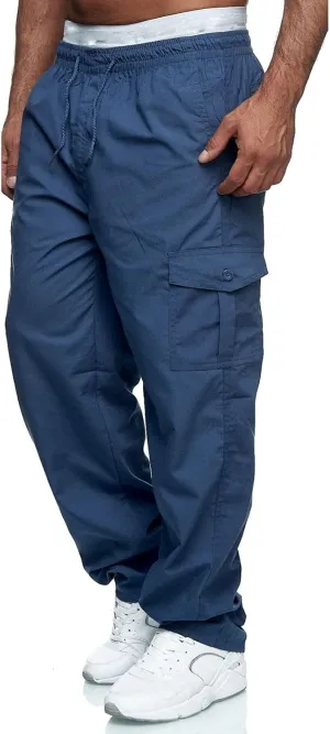 Cargo Pants for Men Big and Tall, Casual Pants Gym Workout Athletic Pants Mens Outdoors Jogger Pants Casual Athletic