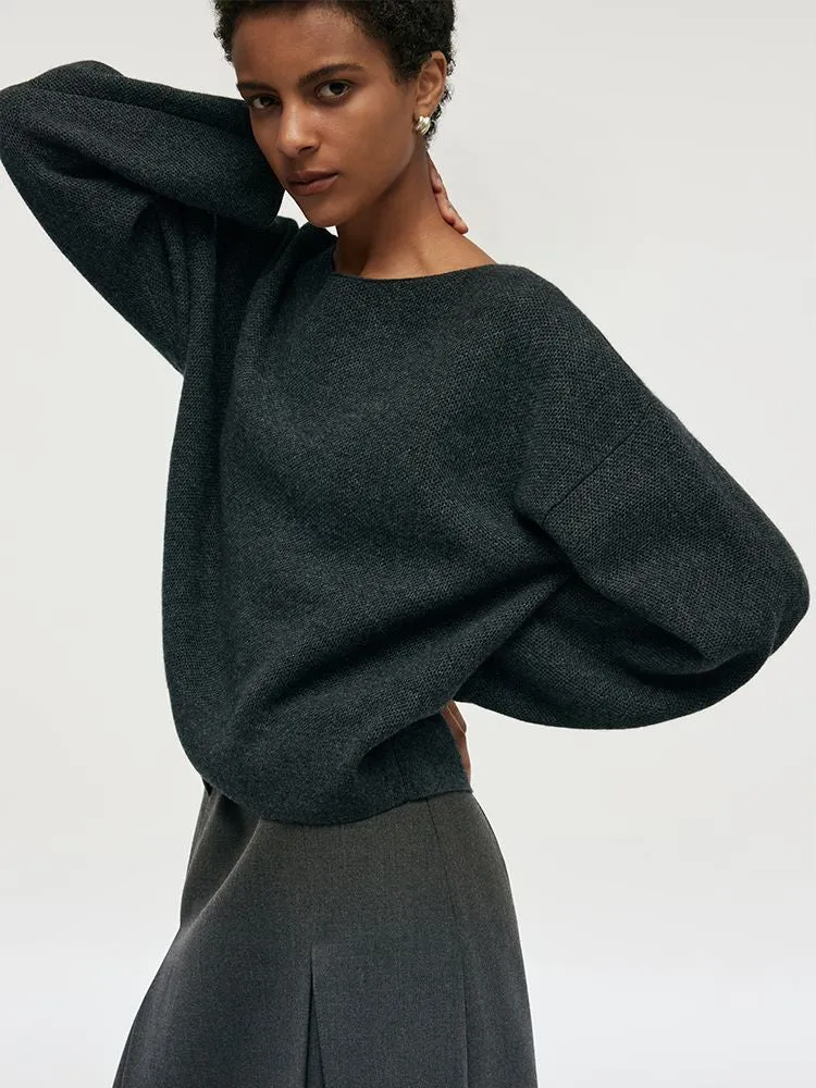 Cashmere Drop Shoulder Women Sweater