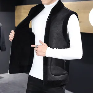 Casual Faux Fur Vest Jacket
