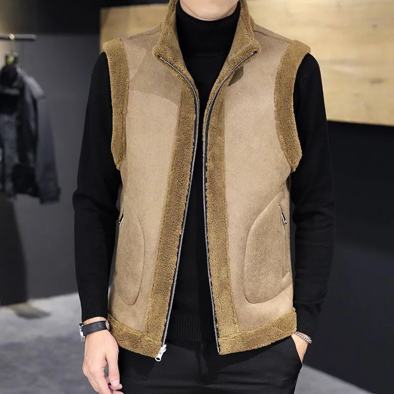 Casual Faux Fur Vest Jacket