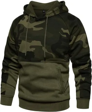 DUOFIER Hoodies for Men Pullover Hooded Sweatshirt with Kange Pocket