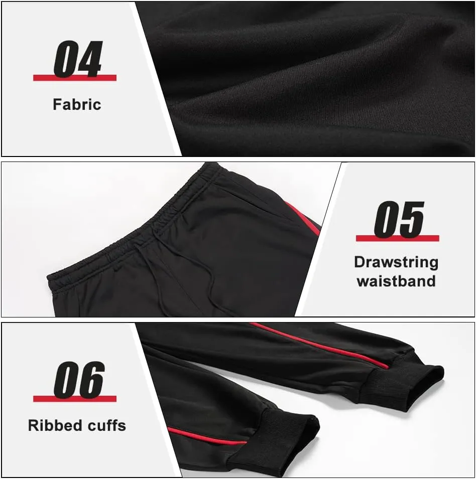 DUOFIER Men's Tracksuit Jogging Sweat Suits 2 Piece Casual Outfit Athletic Suit Set