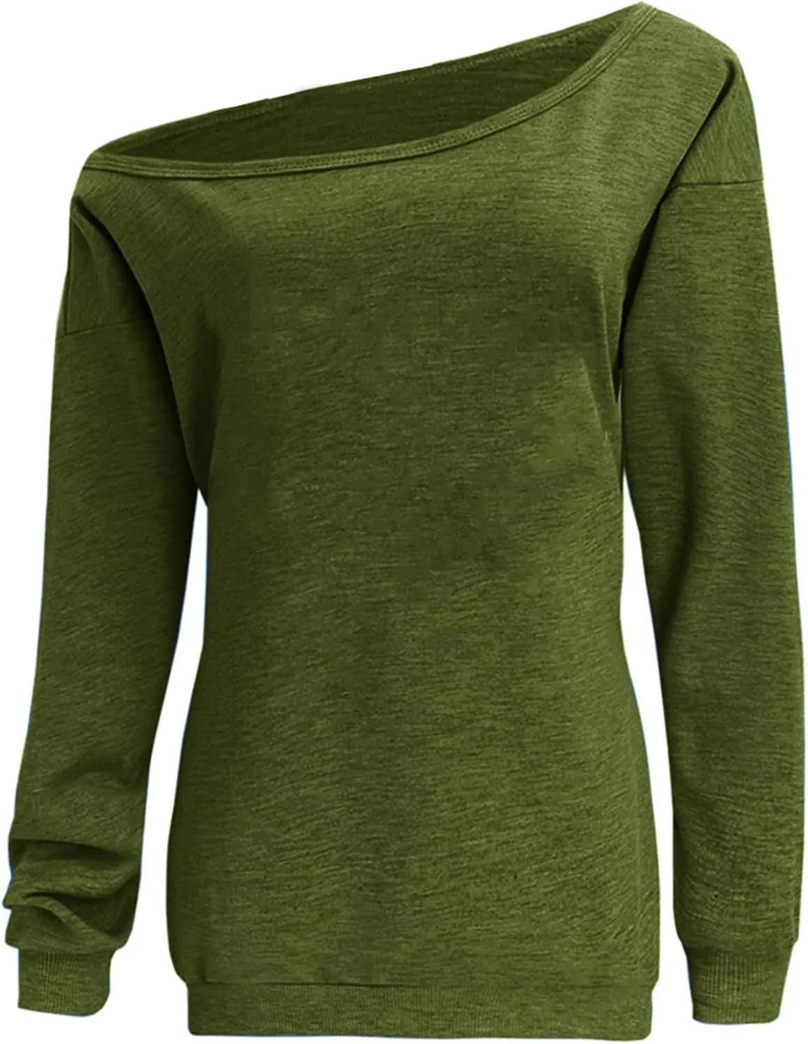 Dutebare Women Off Shoulder Sweatshirt Slouchy Shirt Long Sleeve Pullover Tops
