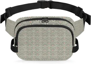 Ethnic Boho Pattern Fanny Packs for Women Men Fashion Waist Packs Belt Bag Water-resistant Crossbody Bag Retro Waist Pouch Waist Pack Hip Bum Bag for Hiking Casual Travel Cycling