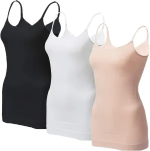 EUYZOU Women's Tummy Control Shapewear Tank Tops - Seamless Body Shaper Compression Top