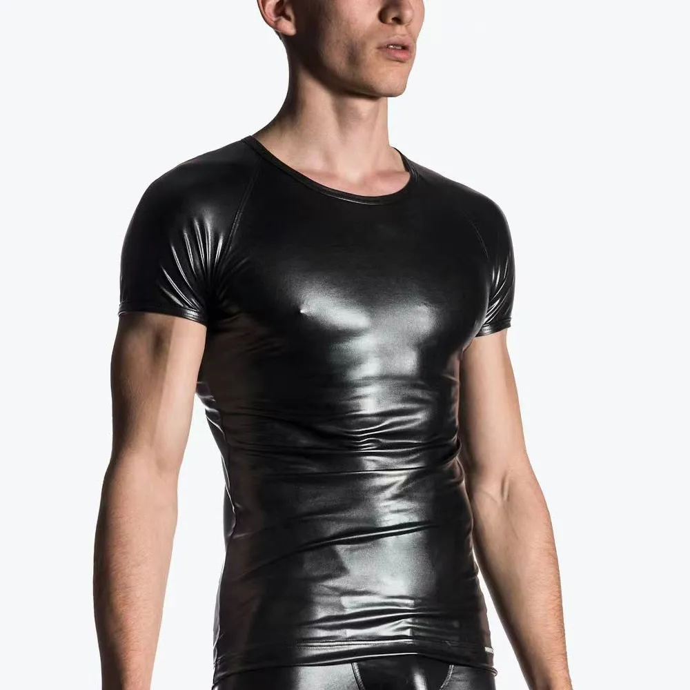 Faux Leather T-shirts