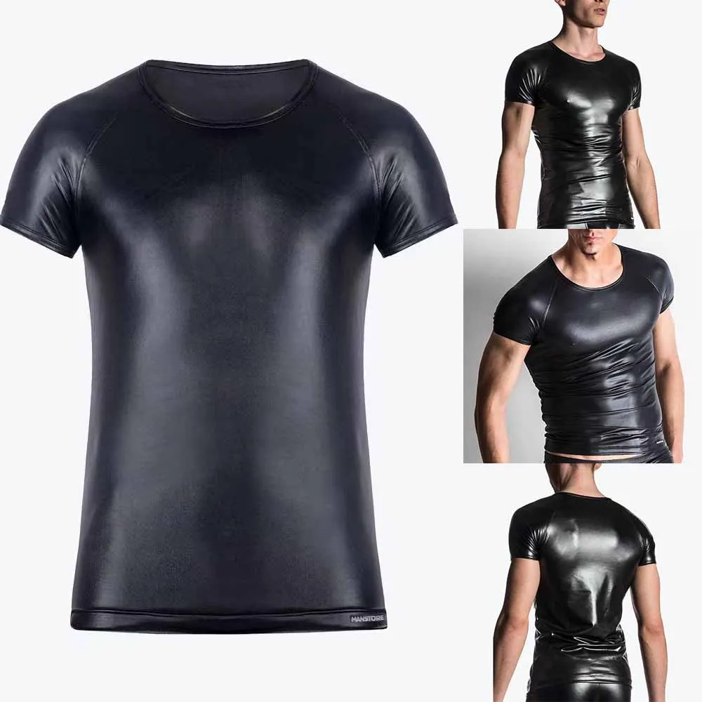 Faux Leather T-shirts