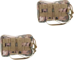 HANABASS 2pcs Multi-purpose Waist Bag Sports Fanny Pack Zipper Outdoor Storage Pack for Phone Key Card Present for Family Friends