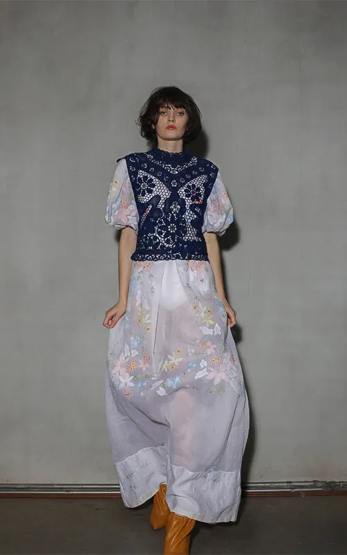 hand made lace vest