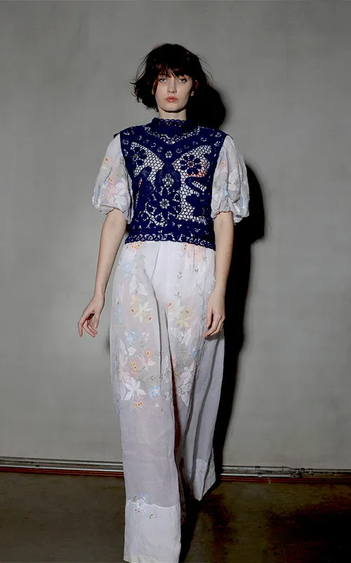 hand made lace vest