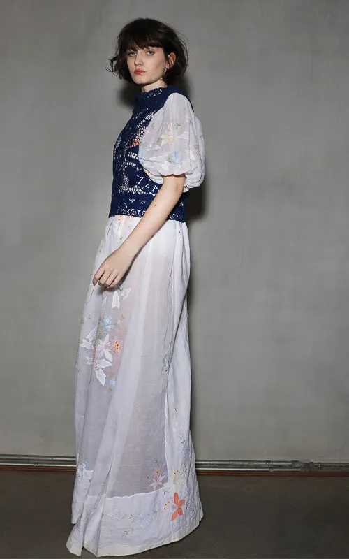 hand made lace vest