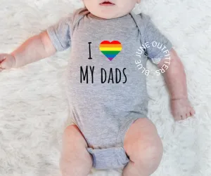 I Love My Moms | Baby Pride Bodysuit