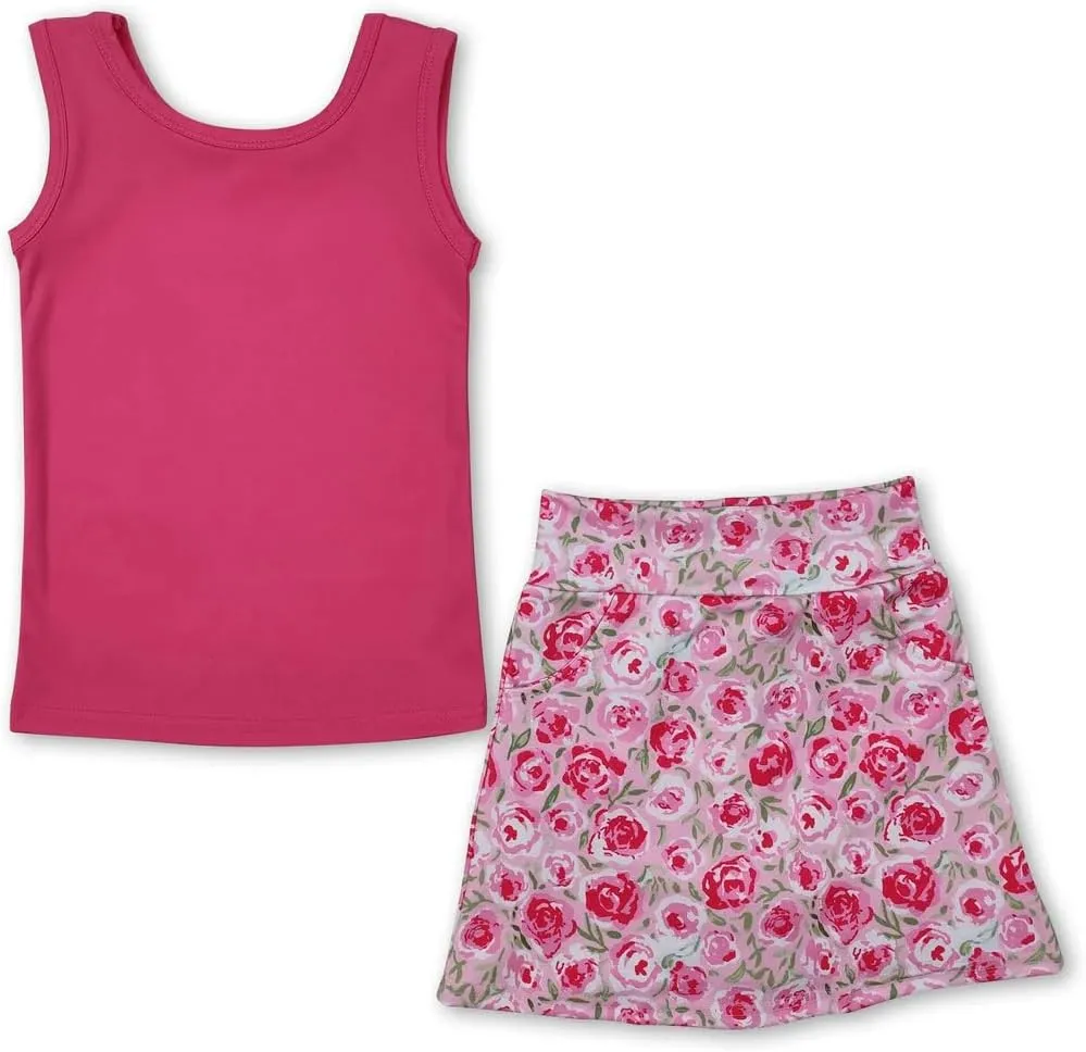 Kids Girl Baby Toddler Skirt Outfit