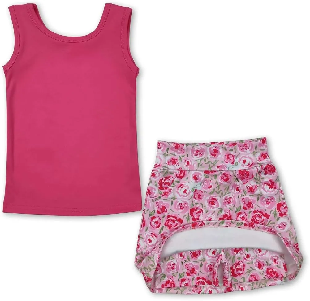 Kids Girl Baby Toddler Skirt Outfit