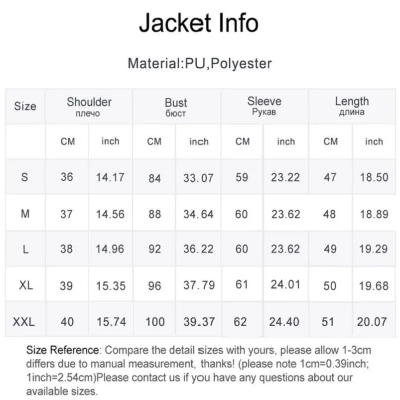 Leather Jacket Women Graffiti Colorful Print Biker Jackets and Coats PUNK Streetwear Ladies Clothes
