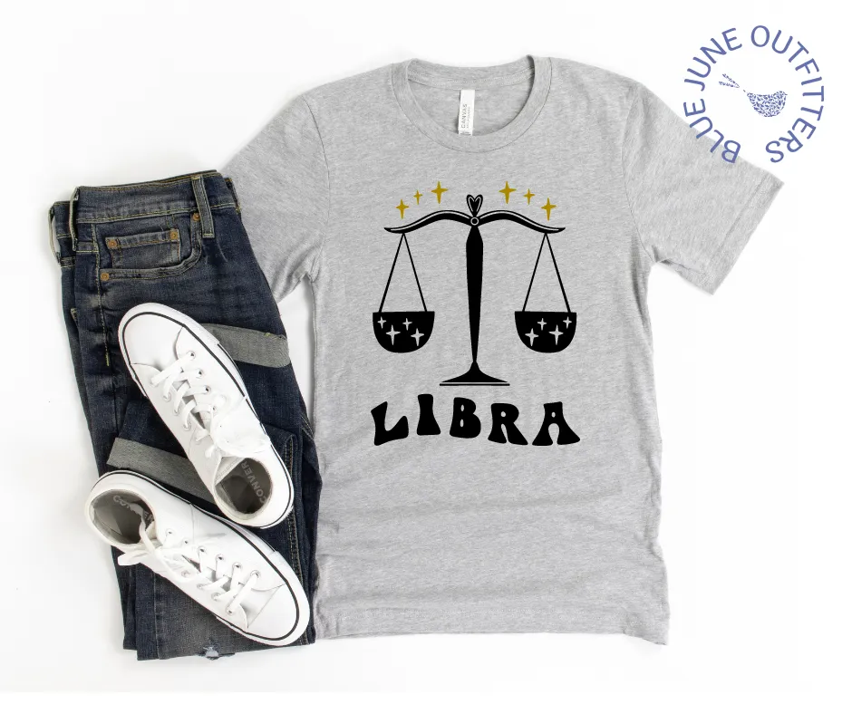 Libra | Retro Zodiac Tee