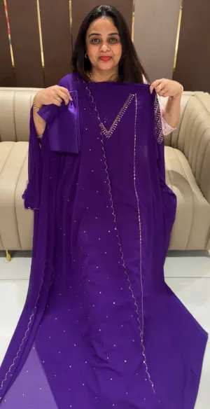 PARTY WEAR UNSTITCHED SALWAR SUITS - IHA 20983
