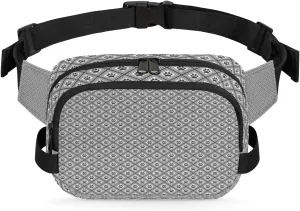 Paw Fanny Packs for Women Men Fashion Waist Packs Belt Bag Water-resistant Crossbody Bag Animal Footprint Waist Pouch Waist Pack Hip Bum Bag for Hiking Casual Travel Cycling