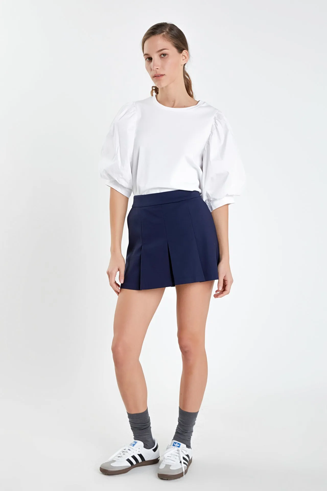 Poplin Sleeve Combo T-shirts