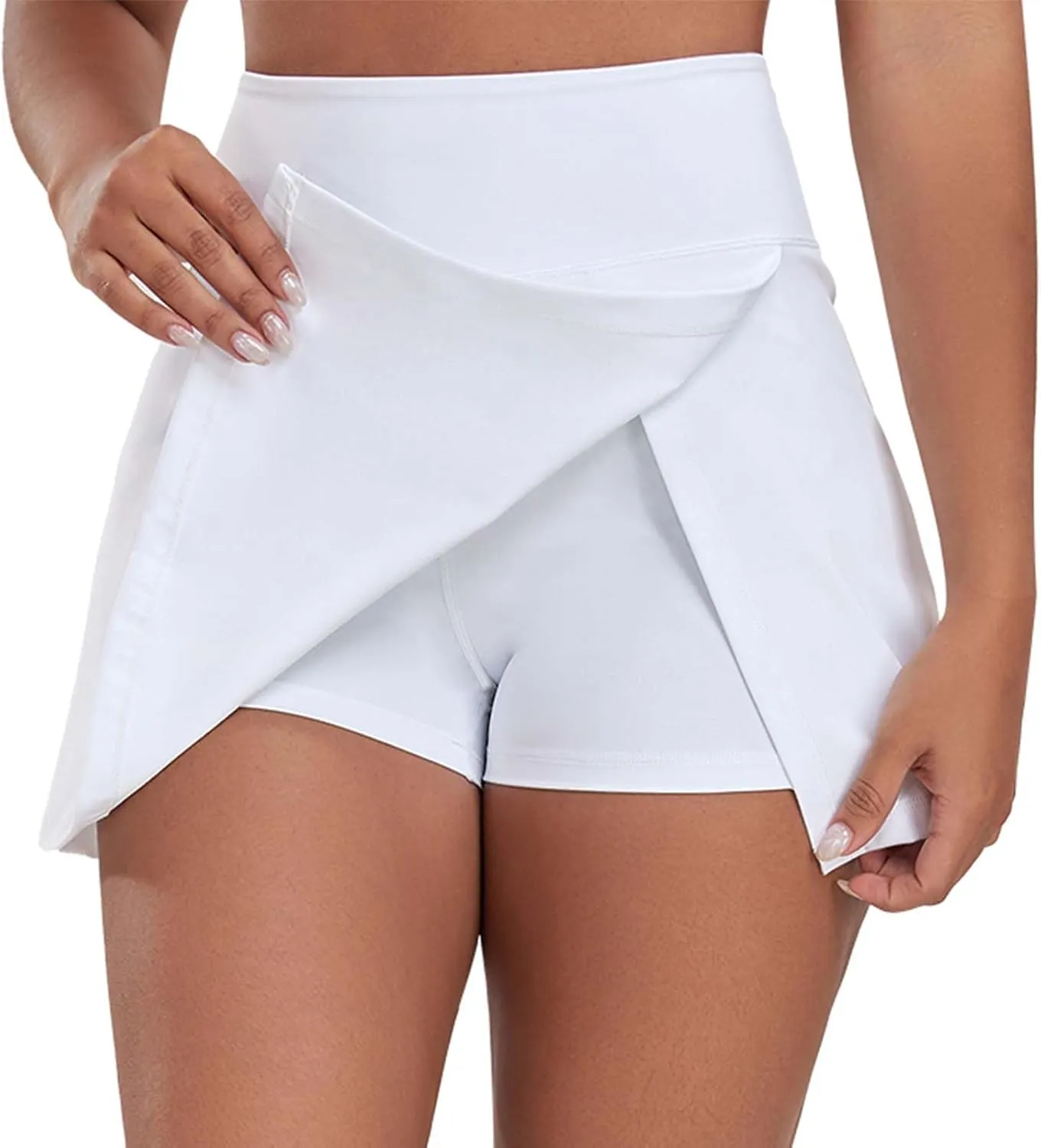 RIOJOY Tennis Skirts for Women with Pockets Inner Shorts High Waisted Golf Athletic Running Workout Sports Outfits