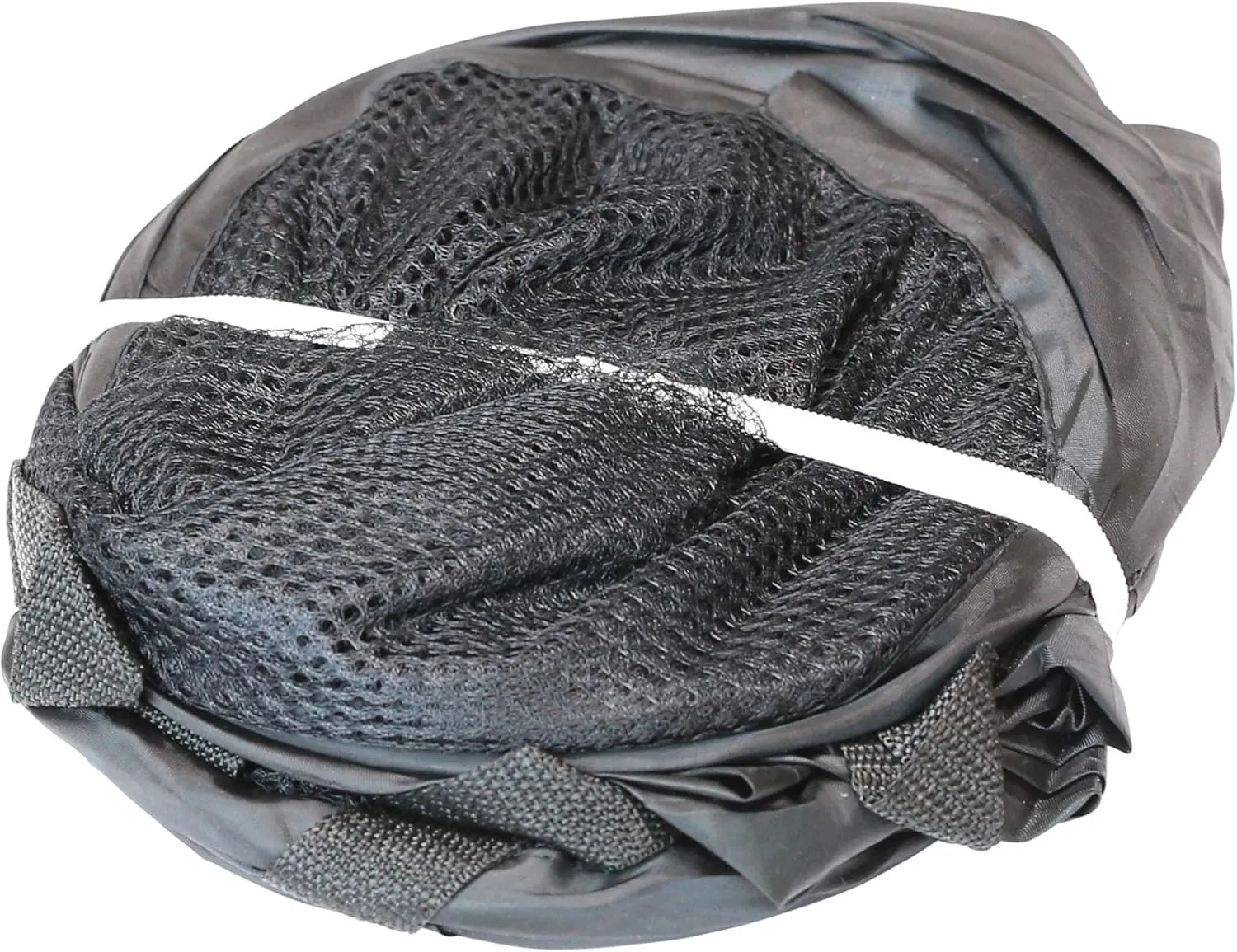 Simple Houseware Mesh Pop-Up Laundry Hamper Basket with Side Pocket, Black - 2 Pack