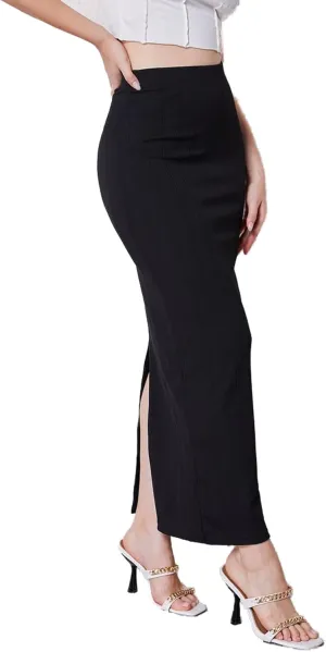 Skirts for Women Slit Back Pencil Skirt High Waist Casual