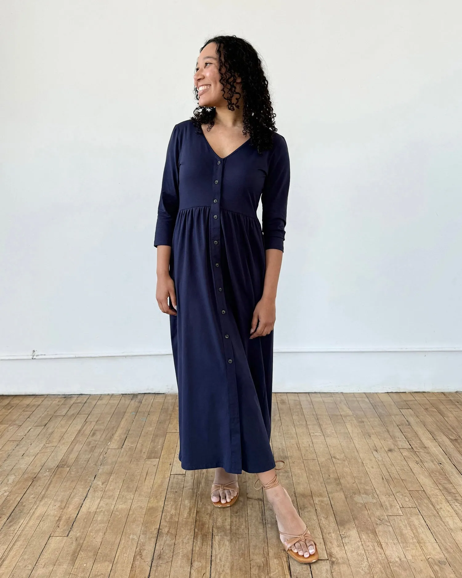 SOFIA dress in Navy