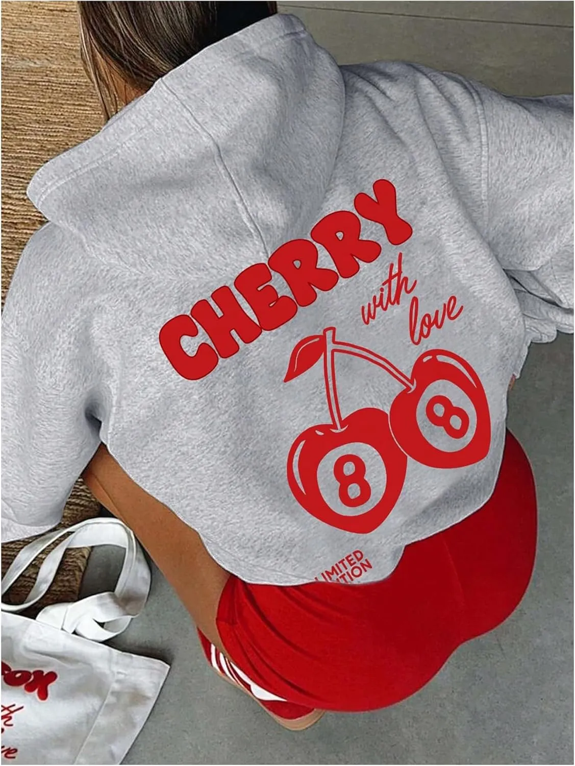 SOLY HUX Women's Casual Fall Hoodie Sweatshirts Long Sleeve Hooded Pullover Graphic Drawstring Hoodies