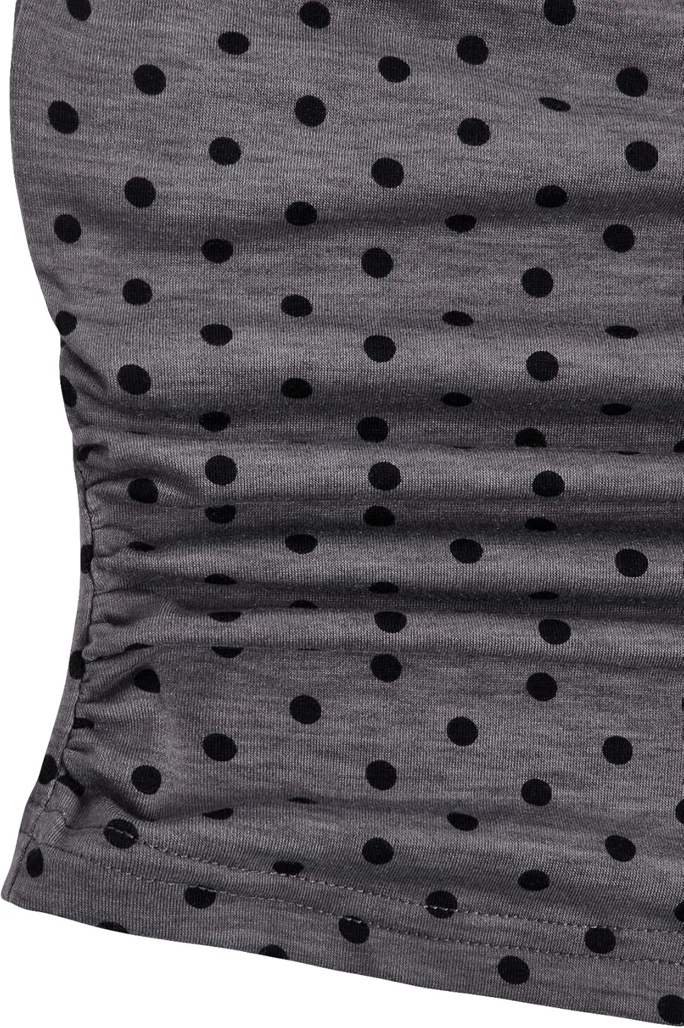 SOLY HUX Women's Y2K Casual Halter Top Tie Back Polka Dots Going Out Crop Tank Tops Sleeveless Streetwear