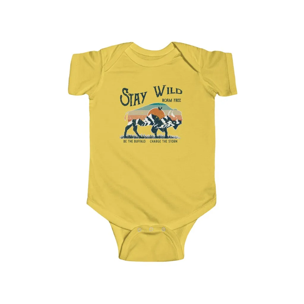 Stay Wild | Trendy Baby Bodysuit