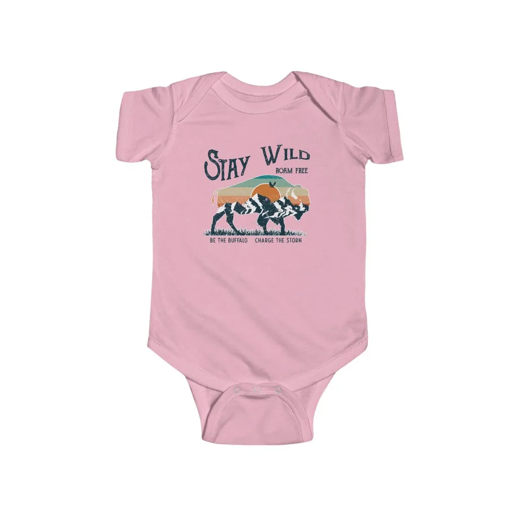 Stay Wild | Trendy Baby Bodysuit
