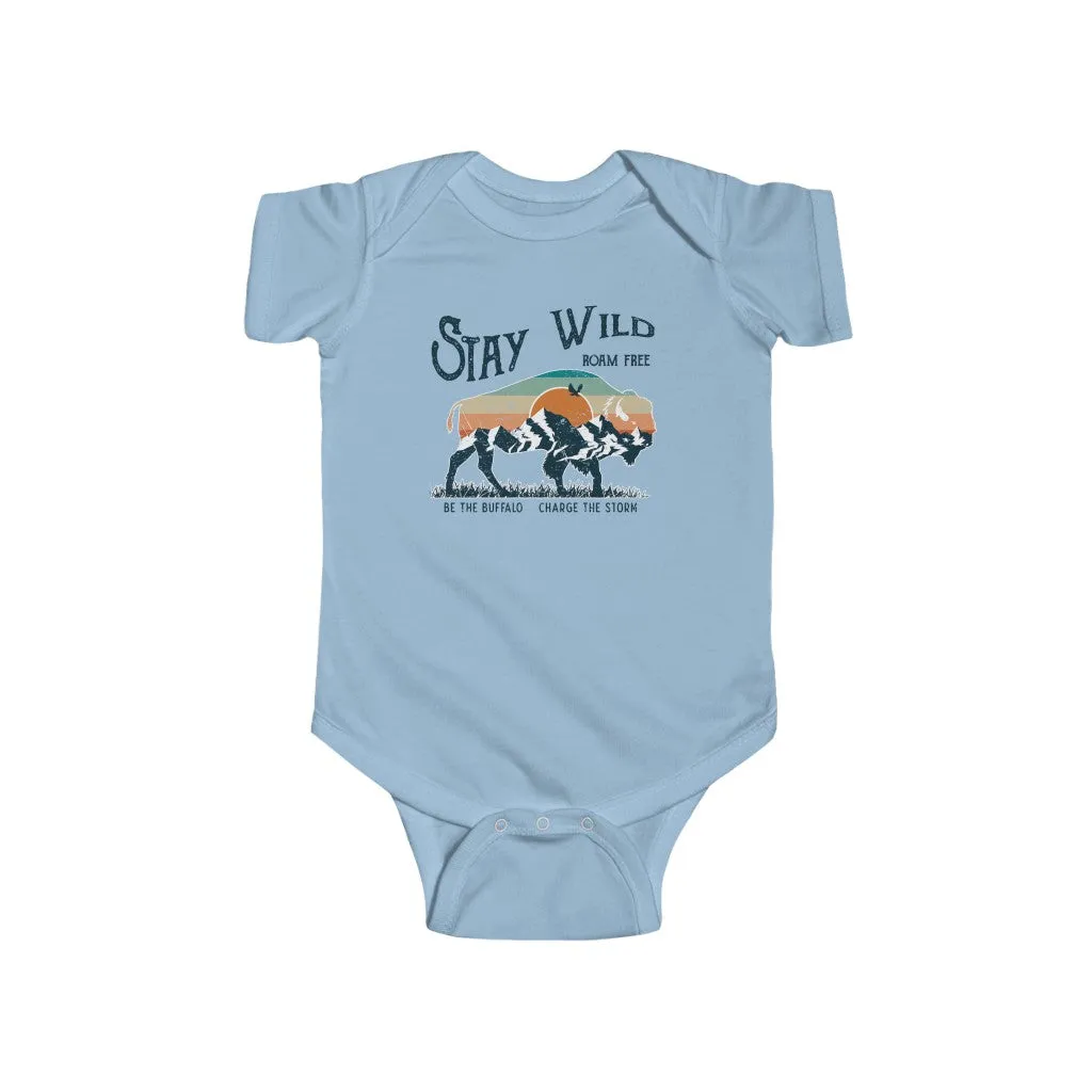 Stay Wild | Trendy Baby Bodysuit