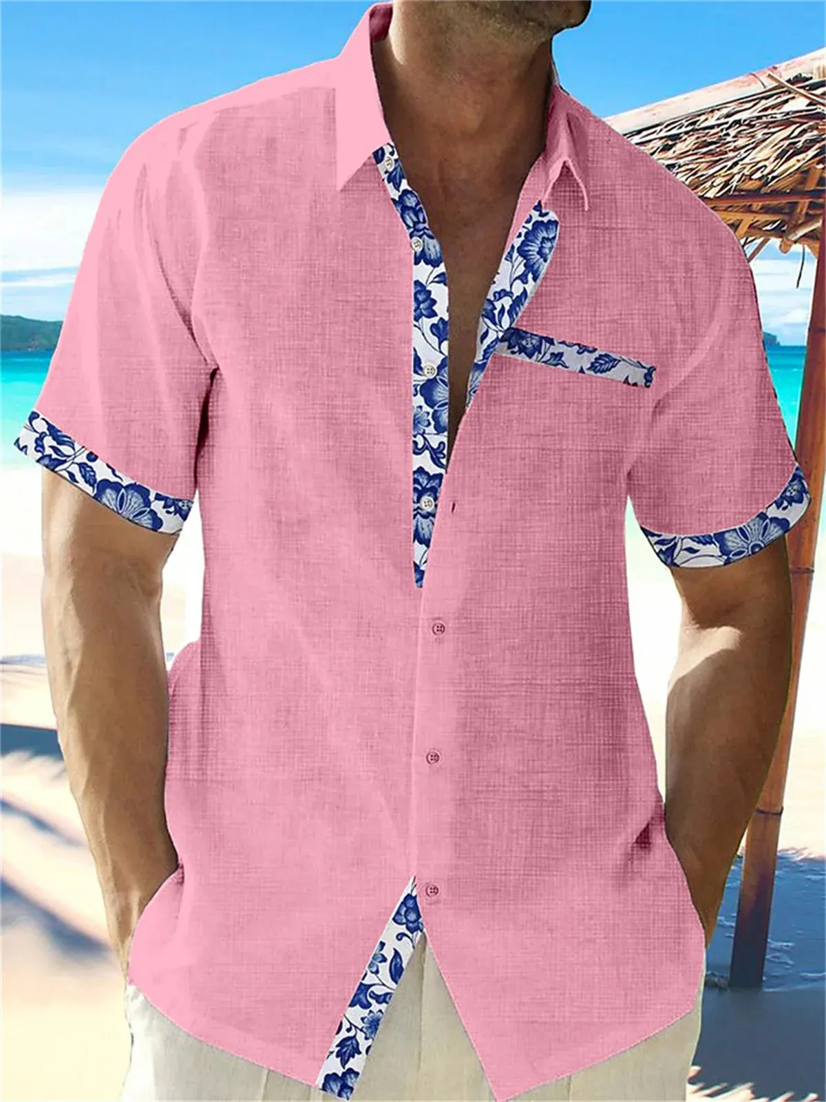 Summer Style Essentials: Premium African Beach Shirts for Men – Classic Comfort in Plus Sizes