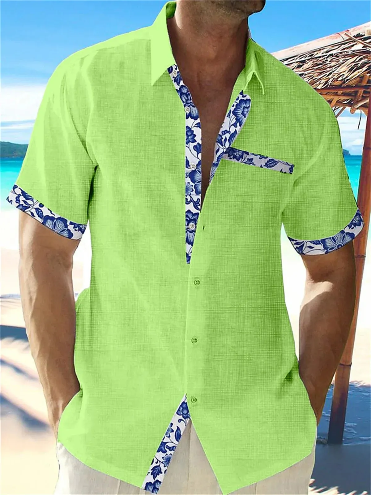 Summer Style Essentials: Premium African Beach Shirts for Men – Classic Comfort in Plus Sizes