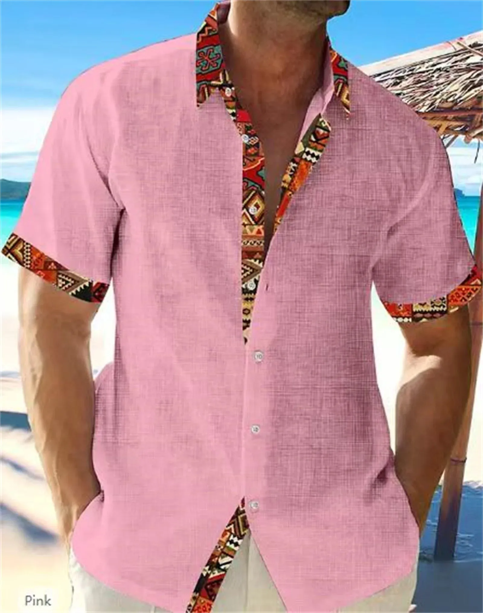 Summer Style Essentials: Premium African Beach Shirts for Men – Classic Comfort in Plus Sizes