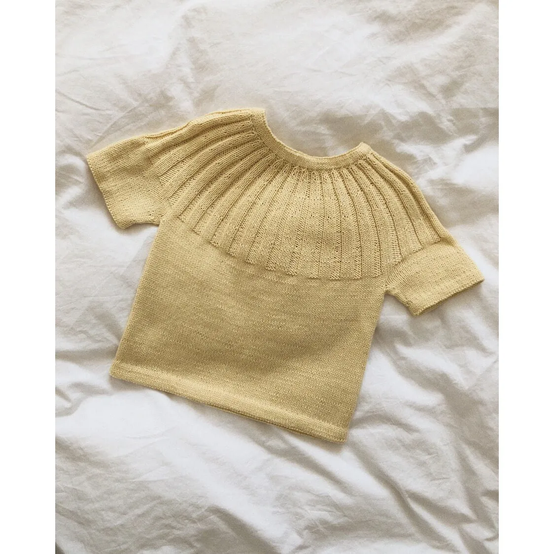Sunday Tee Junior Knitting Pattern by PetiteKnit