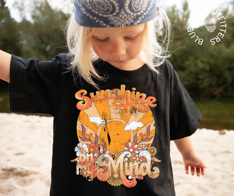 Sunshine On My Mind | Boho Toddler Tee