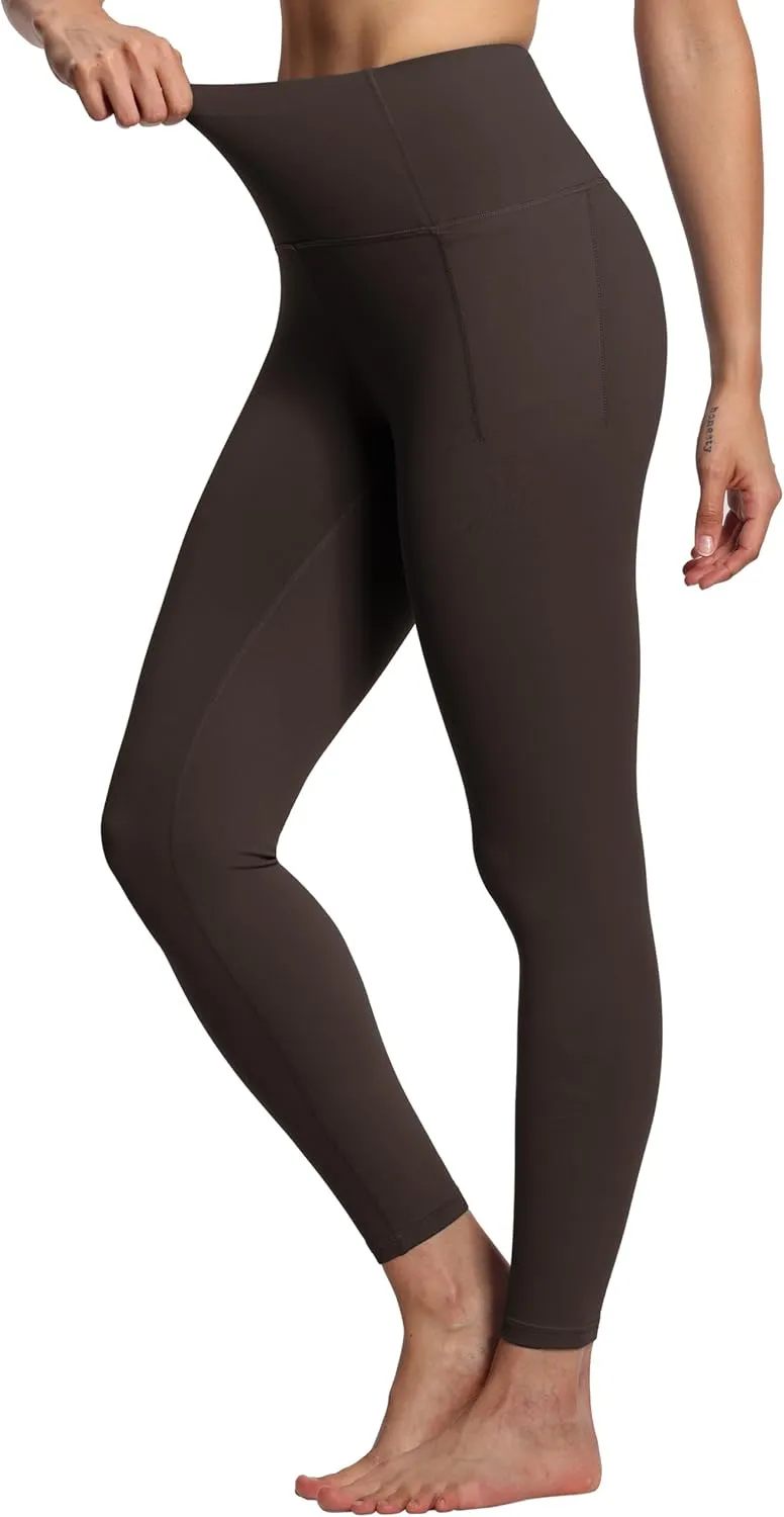 THE GYM PEOPLE Tummy Control Workout Leggings with Pockets High Waist Athletic Yoga Pants for Women Running, Fitness