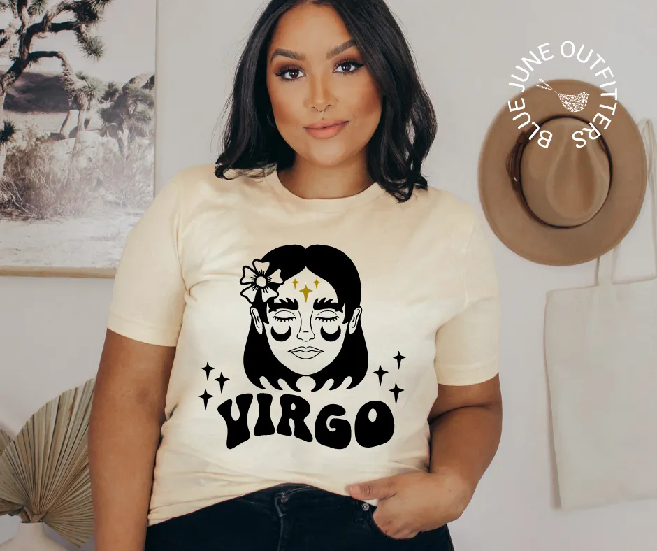 Virgo | Retro Zodiac Tee