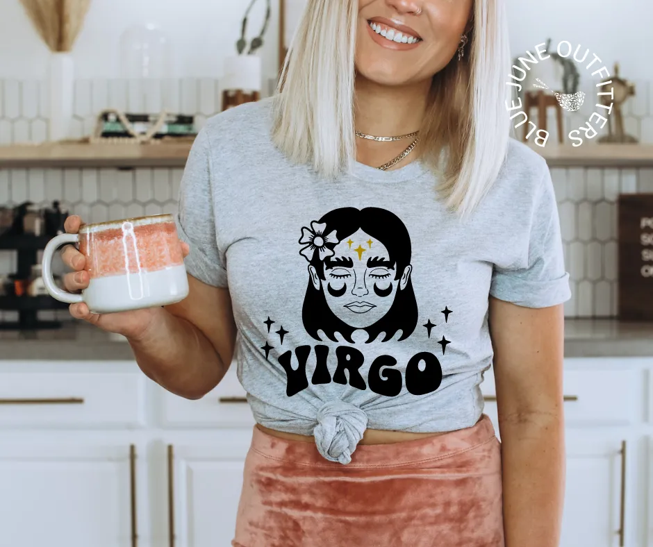 Virgo | Retro Zodiac Tee