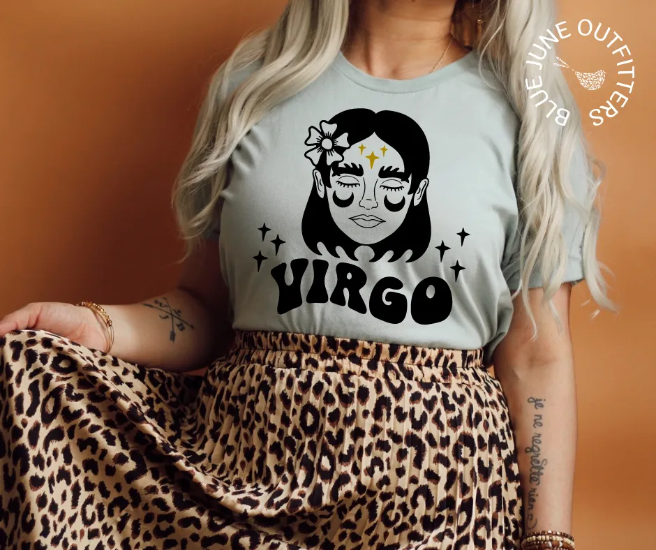 Virgo | Retro Zodiac Tee