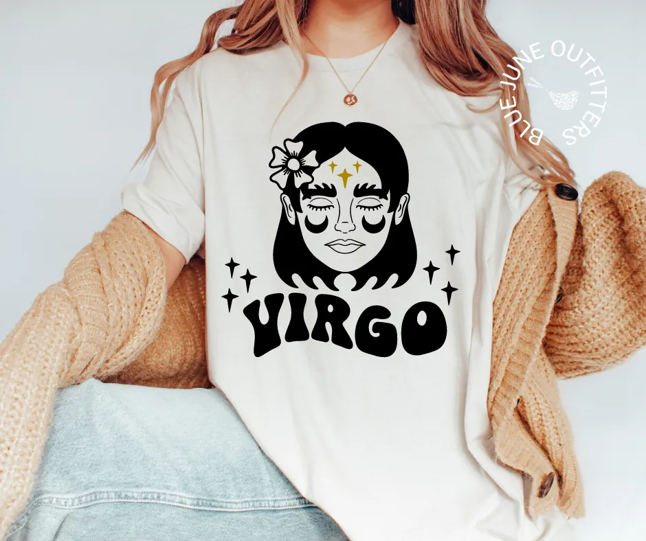 Virgo | Retro Zodiac Tee