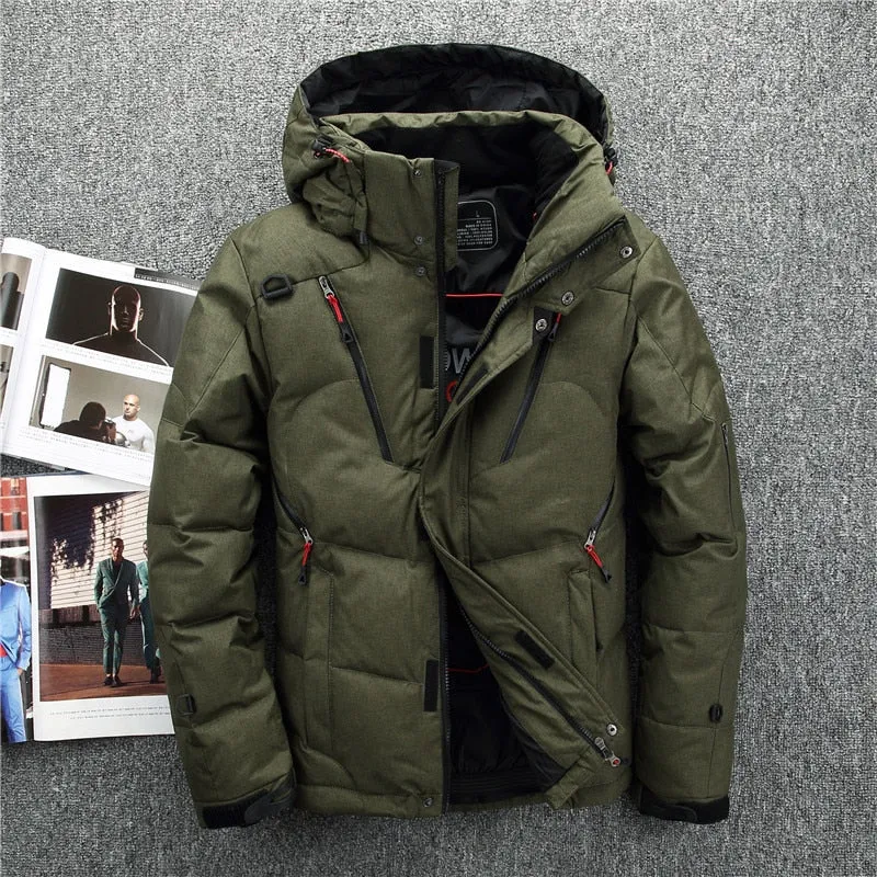 West Louis Duck Thick Down Parkas Warm Coat