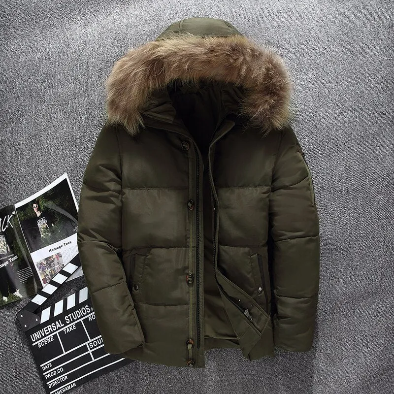 West Louis Fur Hood Winter Down Jacket