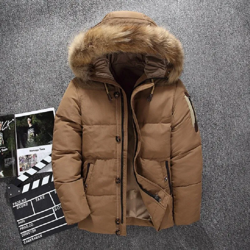 West Louis Fur Hood Winter Down Jacket