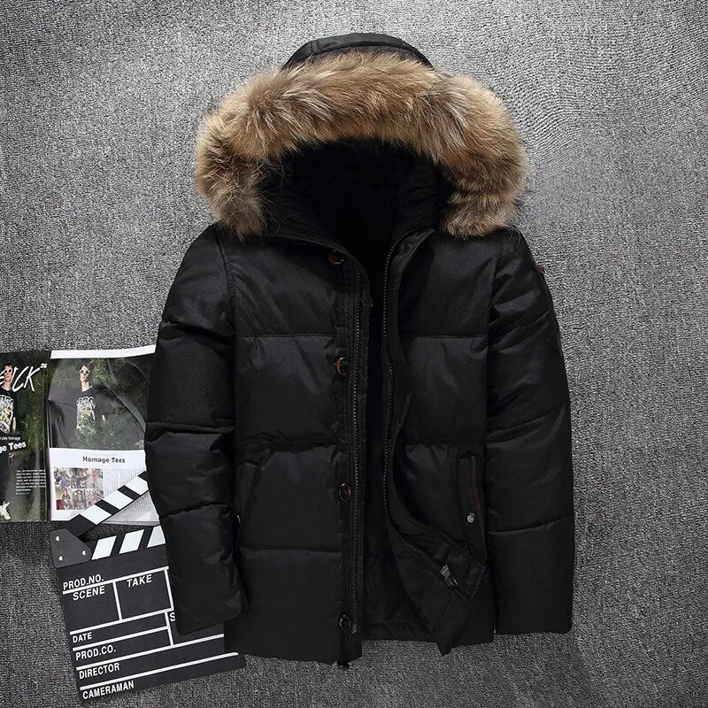 West Louis Fur Hood Winter Down Jacket